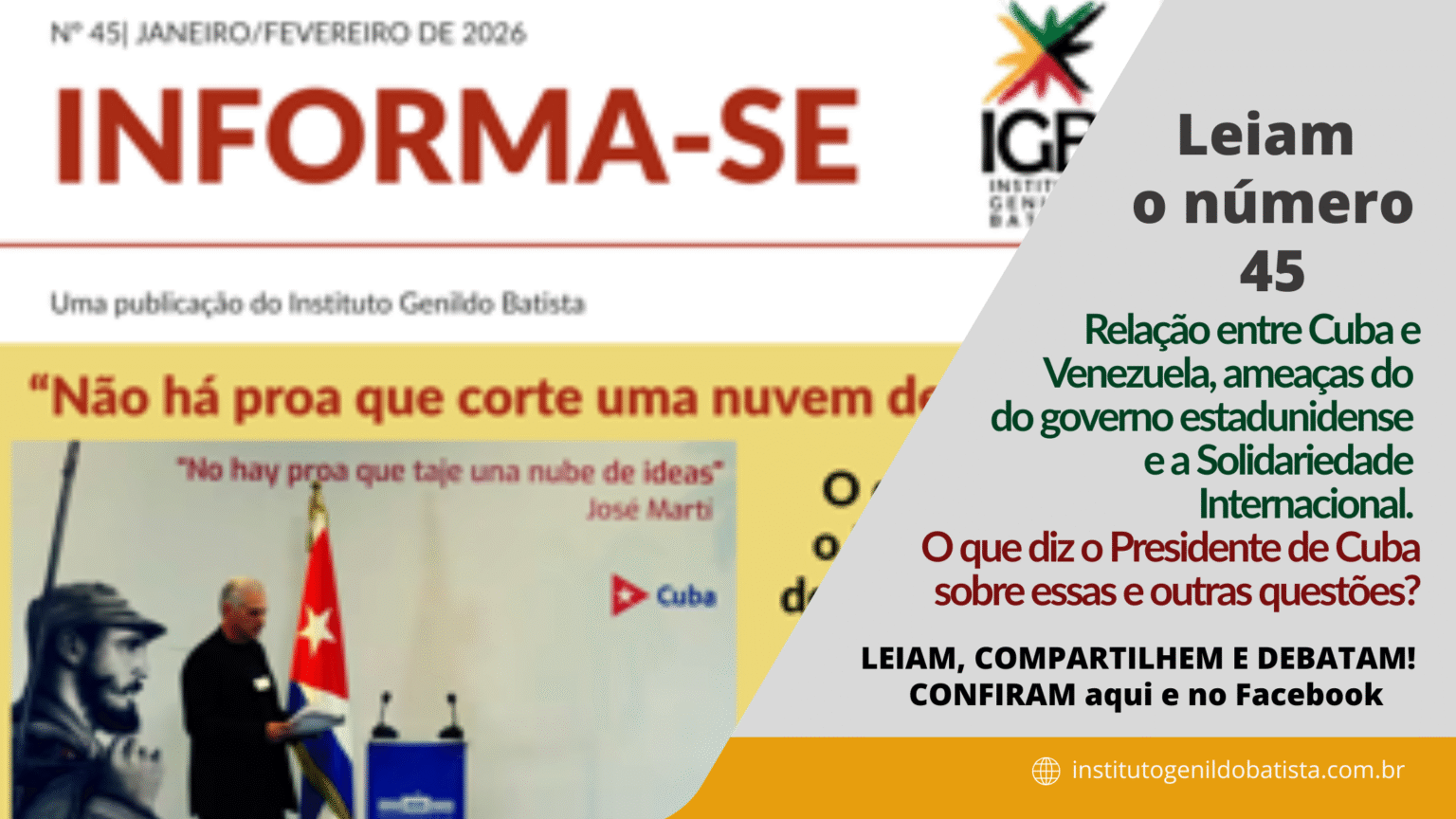 Acesse aqui nosso Informa-se